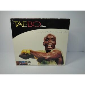 Billy Blanks Tae Bo Live 4 VHS Box Set Instructional Basic Advanced 8-Min 1999